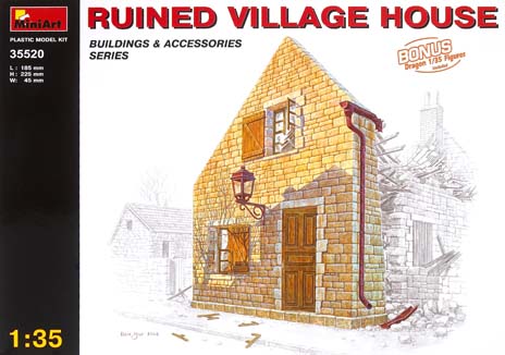 Ruined village house
