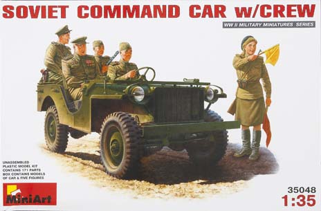 Soviet Command car with crew