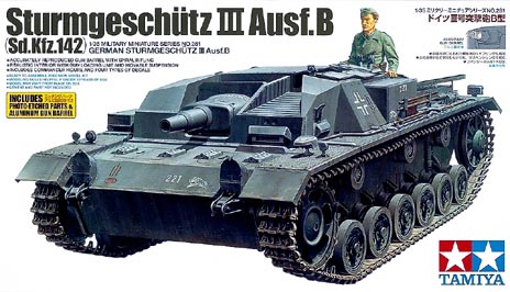 Tamiya 1/35 scale Sturmgeschütz III Ausf B