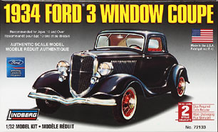 1934 Ford 3 window coupe