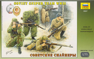 Soviet sniper team WWII