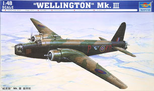 British Wellington Mk III bomber