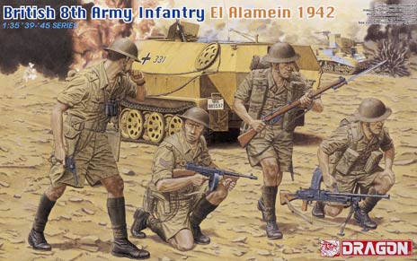 British 8th Army infantry El Alamein 1942