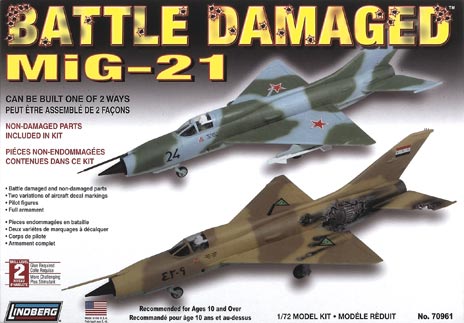 Battle Damaged MiG-21