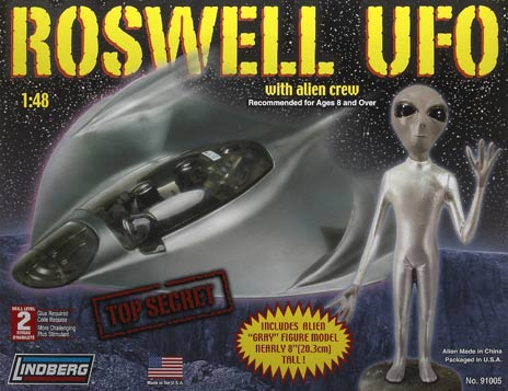 Roswell UFO with alien crew