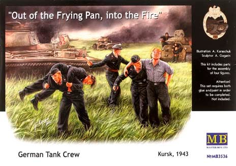 “Out of the frying pan, into the fire” German tank crew, Kursk 1943