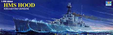Trumpeter 1/700 scale HMS Hood 1941 flagship