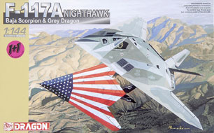 Hasegawa 1/72 scale F-117A Nighthawk with GBU-27 guided bombs