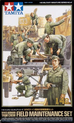 WWII German field maintenance set tank crew