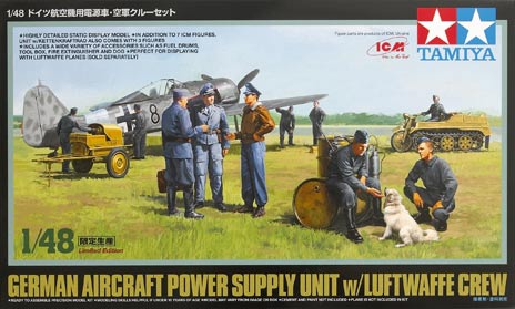German aircraft power supply unit with Luftrwaffe crew