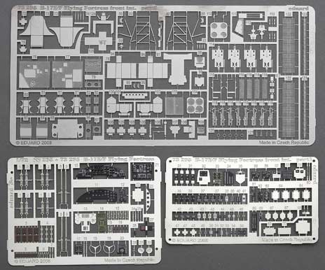 B-17E/F Flying Fortress front interior for Academy