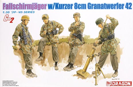 Fallschirmjäger with Kurzer 8cm Granatwerfer 42