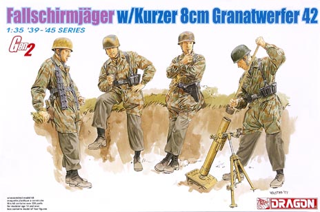 Fallschirmjäger with Kurzer 8cm Granatwerfer 42