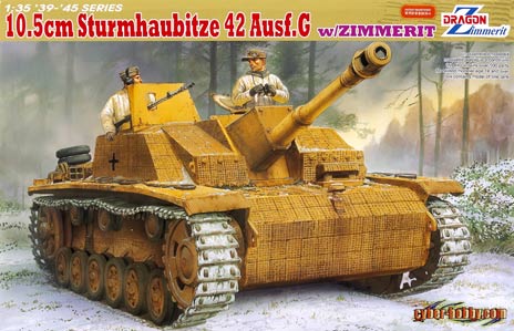 10.5cm Sturmhaubitze 42 Ausf.G with Zimmerit