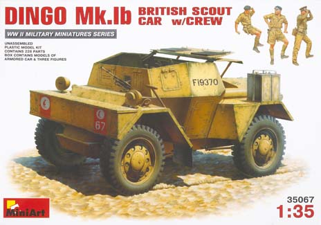 Dingo Mk.Ib British Scout car with crew