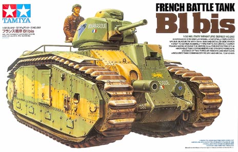 Tamiya 1/35 scale French battle tank B1 bis
