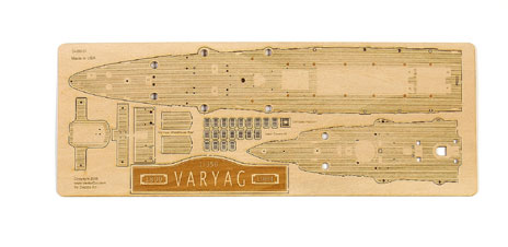 Real wood decks for 1/350 Varyag