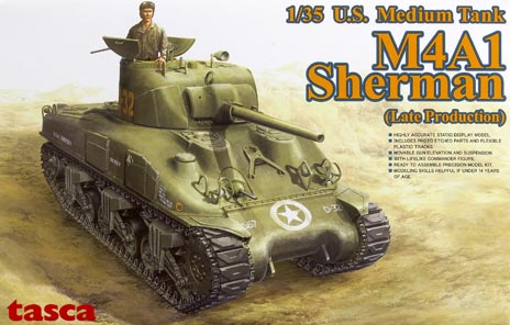 M4A1 Sherman late production US medium tank