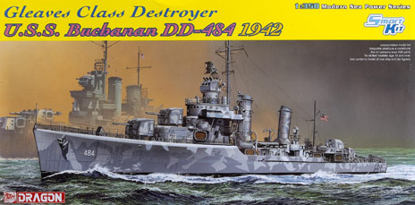 Gleaves Class Destroyer USS Buchanan DD-484 1942