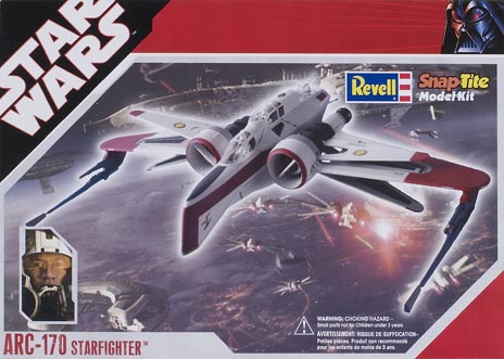 Two reviews: Revell “Star Wars” ARC-170 Starfighter and Luke Skywalker’s X-wing SnapTite kits