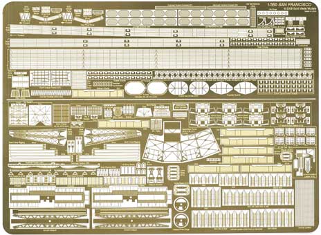 USS San Francisco fittings set (WWII)