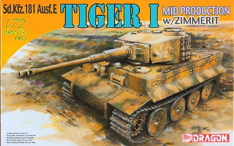 SdKfz.181 Ausf.E Tiger I mid-production with Zimmerit