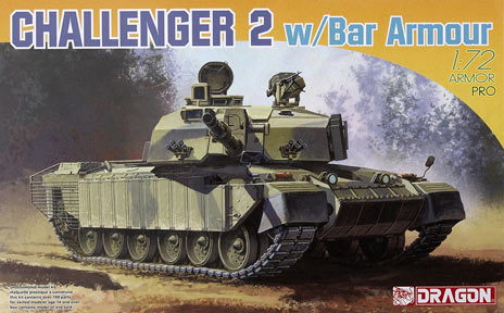 Challenger 2 with bar armor