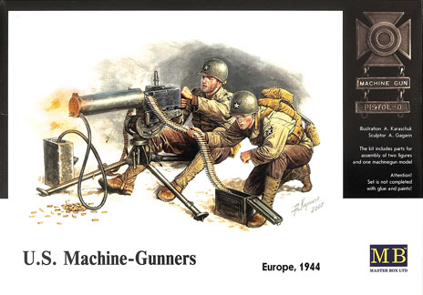 U.S. machine gunners Europe, 1944