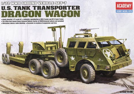 Academy 1/72 U.S. Tank Transporter Dragon Wagon
