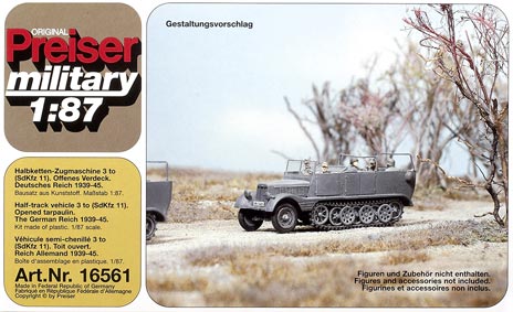 Half-track opened tarpaulin, German Reich