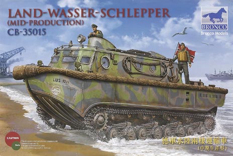 Land-wasser-schlepper (LWS) middle production WWII amphibious tracked vehicle