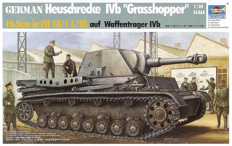 German Heuschreke (Grasshopper) IVb self-propelled weapons carrier with 10.5 cm Le FH18/1 L/28 gun