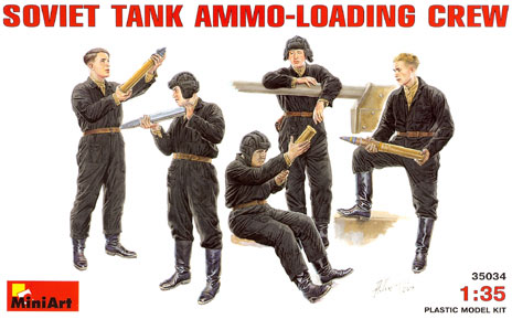 Soviet tank ammo-loading crew