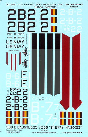 USN & USMC SBD-2 Dauntless #2106 “Midway Madness” Special Survivor Series #1
