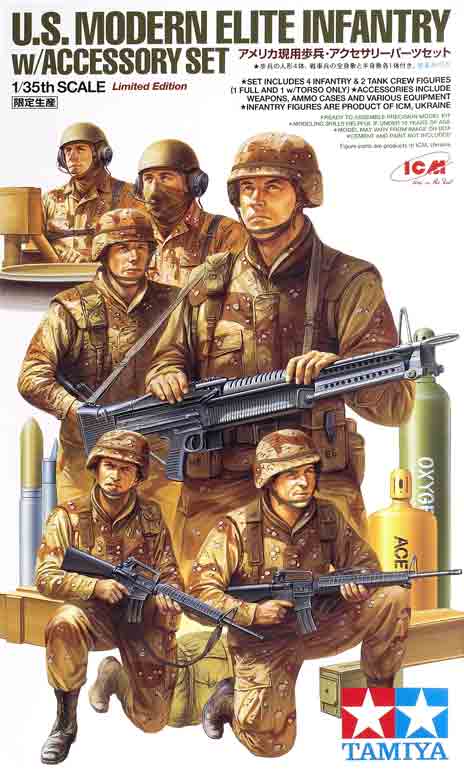U.S. Modern elite infantry with accessory set