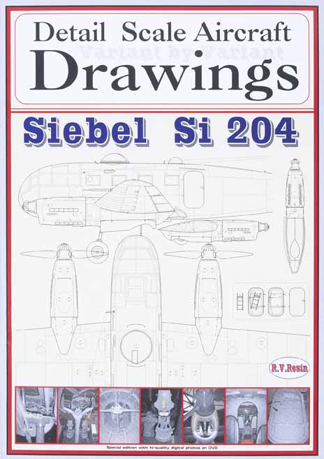 Detail Scale Aircraft Drawings – Siebel Si 204