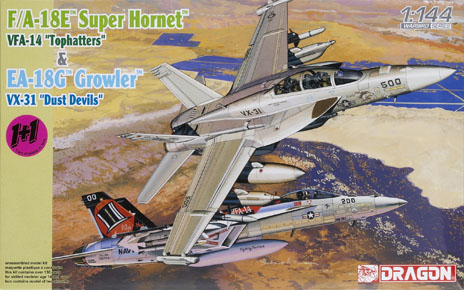 F/A-18E Super Hornet FA-14 Tophaters and EA-18G Growler VX-31 Dust Devils