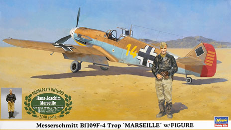 Messerschmitt Bf109F-4 Trop “Marseille” with figure