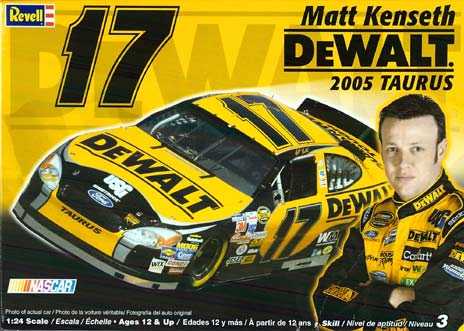 No. 17 Matt Kenseth DeWalt 2005 Taurus