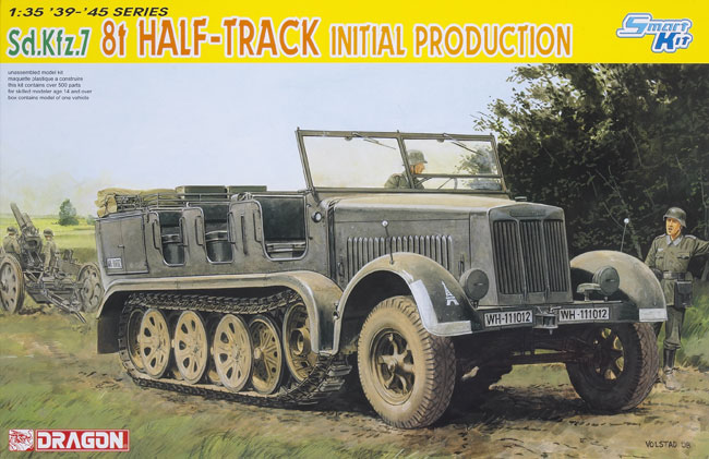 SdKfz.7 8t half-track initial production