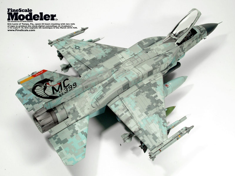 DESKTOP WALLPAPER: Erin Lantz’s 1/32 scale F-16