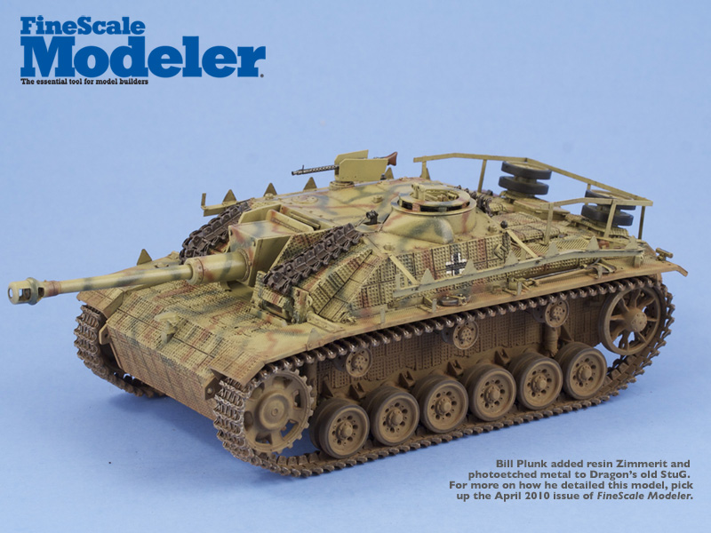 DESKTOP WALLPAPER: Bill Plunk’s waffled and detailed StuG
