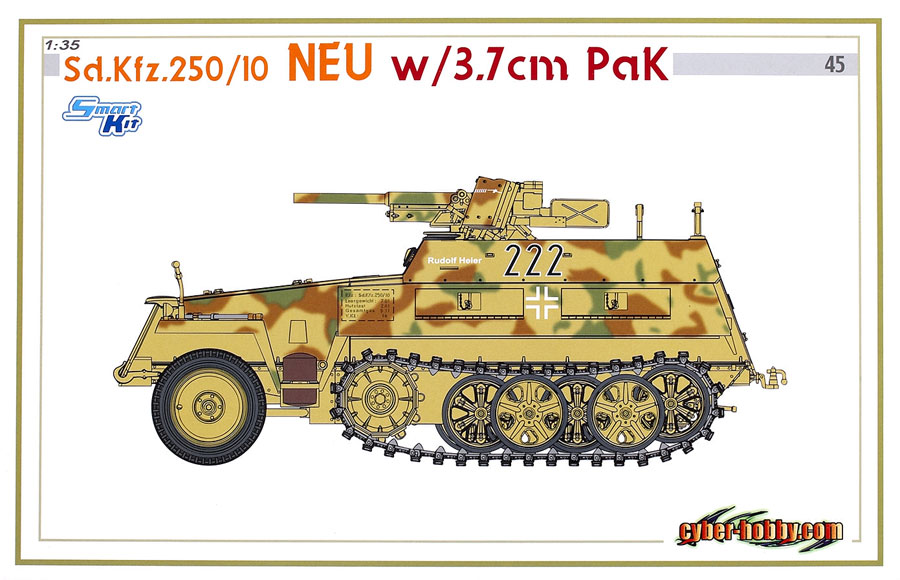 Sdkfz.250/10 NEU with 3.7cm PaK