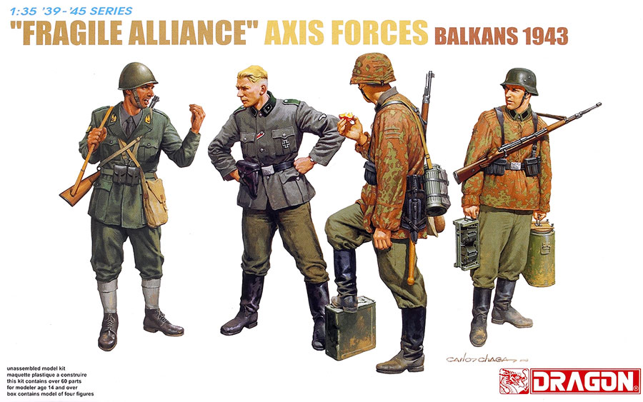 “Fragile Alliance” Axis forces Balkans 1943