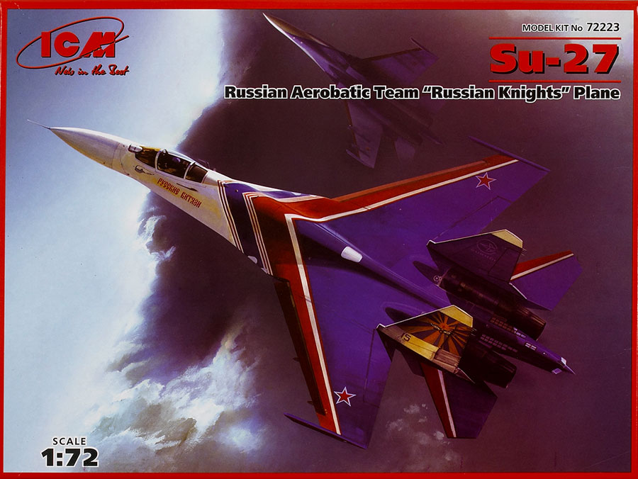Su-27 Russian aerobatic team “Russian Knights” plane