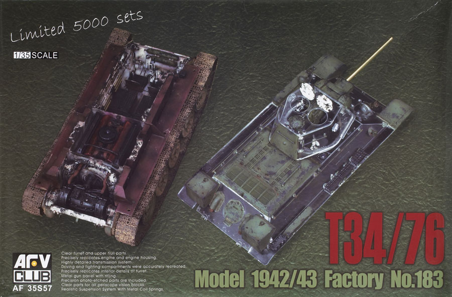 T34/76 model 1942-43 Factory No. 183