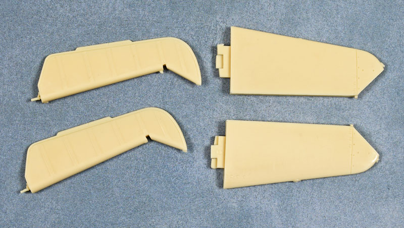 Messerschmitt Bf-109 horizontal tail surfaces