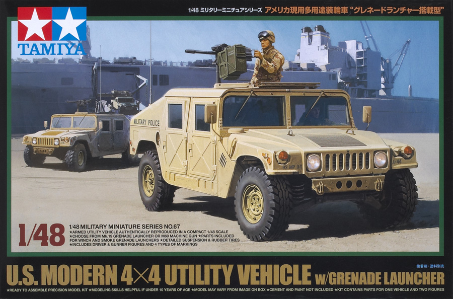 U.S. modern 4×4 utility vehicle with grenade launcher