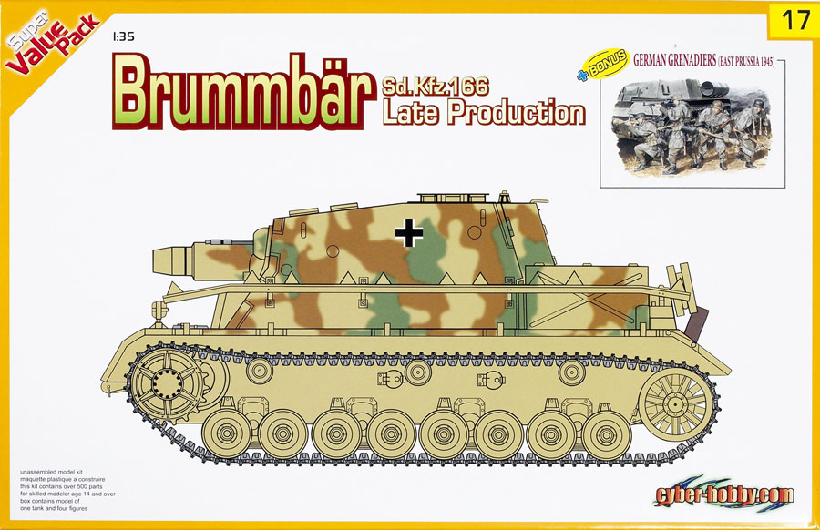 Brummbär SdKfz.166 late production