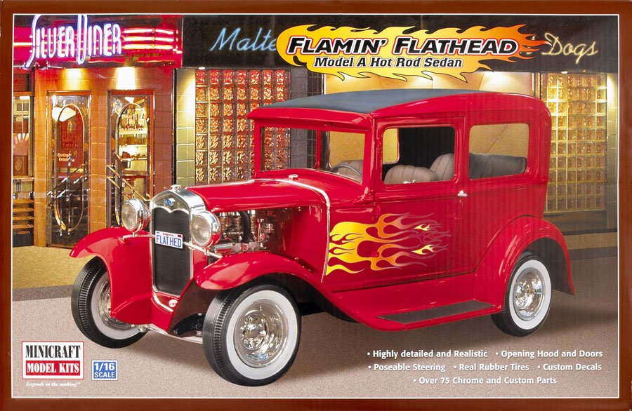 Flamin’ Flathead (hot rod sedan)